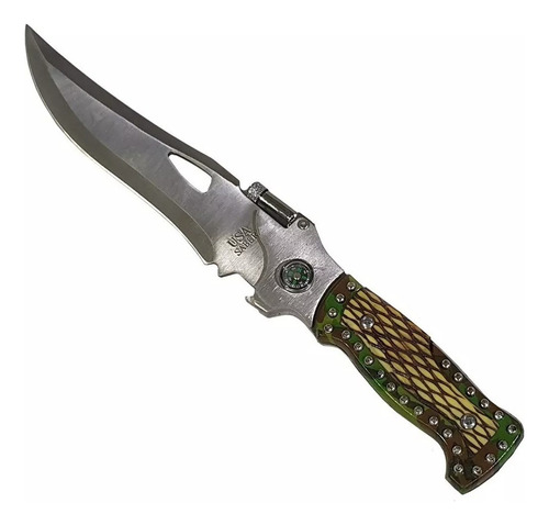 Cuchillo Tactico Caza Profesional Militar Camping + Estuche