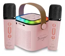Comprar Parlante Mlab Karaoke Infantil 2 Microfonos 4 Efectos De Voz