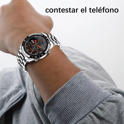 Reloj Inteligente Para Negocios Deportivos A Prueba De Agua Color De La Caja Plateado