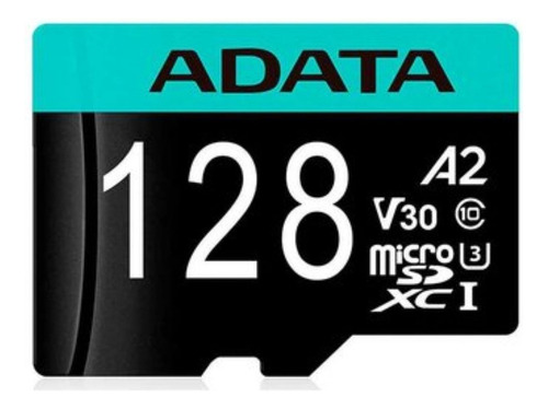 Memoria Micro Sd Adata, 128 Gb, Video Full Hd, 100 Mb/s