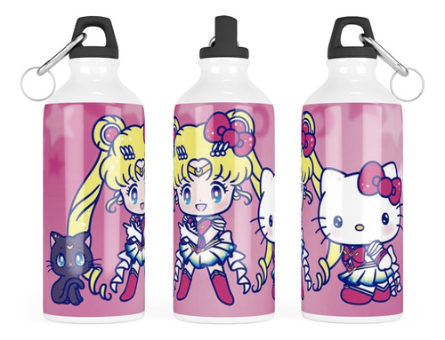 2 Botellas De Agua Sport Personalizadas Kittyy