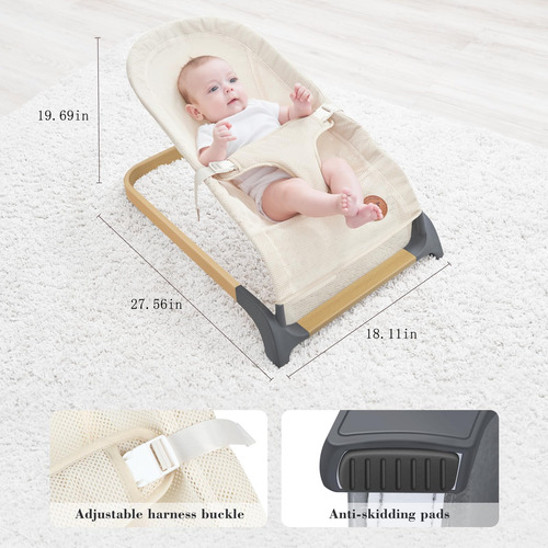 Asiento Inflable Portátil Para Bebés Con Vibraciones Natural