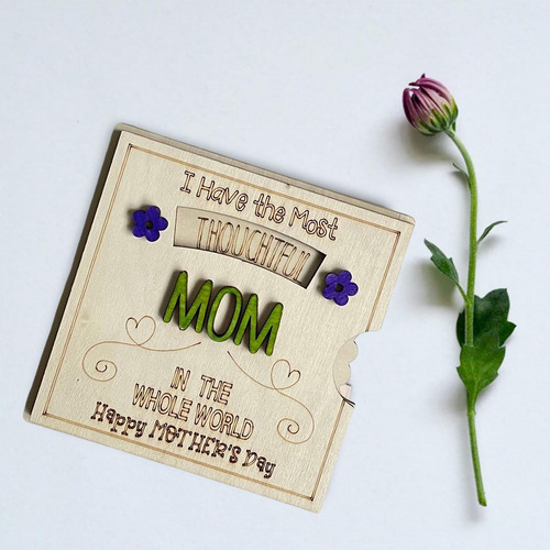 Tarjeta De Felicitación Del Día De La Madre Estilo A