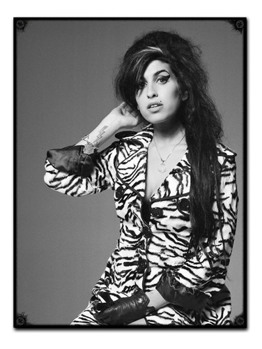 #510 - Cuadro Vintage 21 X 29 Cm / Amy Winehouse Poster Rock