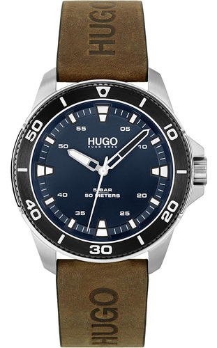 Hugo Streetdiver Reloj Para Hombre De Cuarzo, Acero Inoxidab