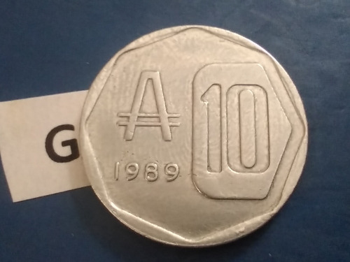 Casa Del Acuerdo Moneda De 10 Australes Año 1989 Argentina