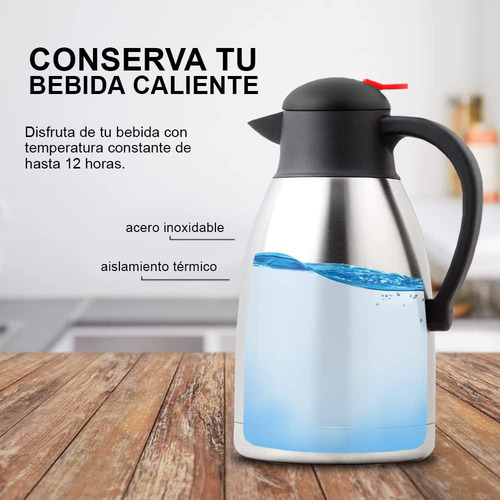 4 Jarra Para Cafe Termica Acero Inoxidable 1. 5 Litros
