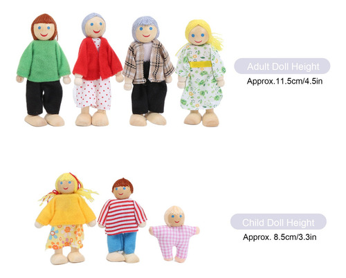 Juego De Juguetes Para Personas En Miniatura Con Forma De Mu
