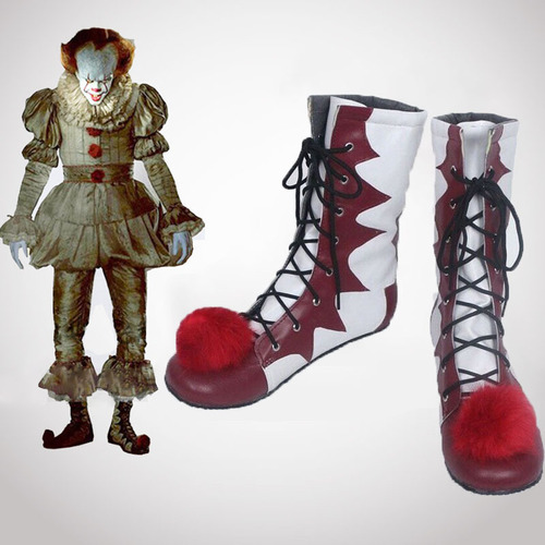 Botas Altas Joker Pennywise Cosplay It Horror Clown Killer