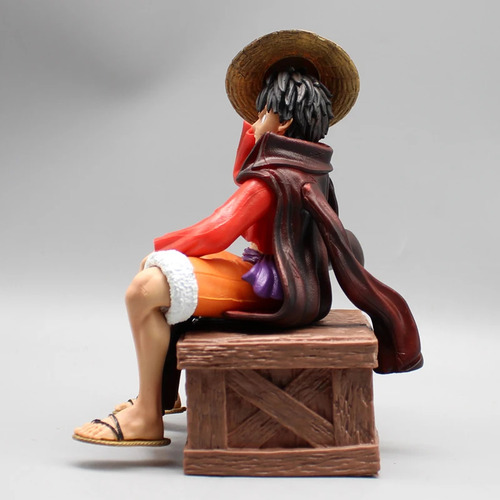 Figura Luffy One Piece Cajon Pirata Anime Sombrero De Paja