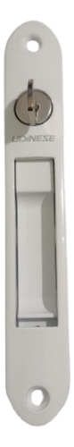 Fecho Concha 7411/a/c Slide Lingueta Suprema Com Chave Branc