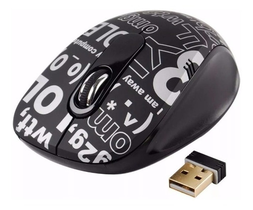 Mouse Inalambrico G-cube G7cr-60b Para Zurdos Chatroom  Pila