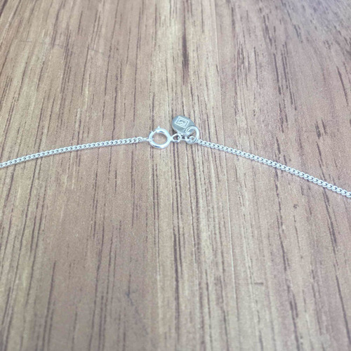 Imagen 8 de 10 de Cadena Barbada 45 Cm De Plata Ley .925 Agálea Joyería