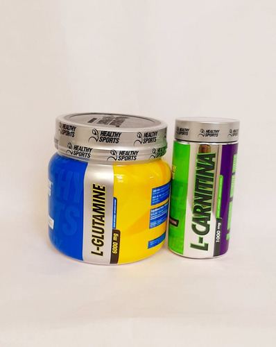 Kit L Glutamine 6000mg + L Carnitine 1000 - L a $49