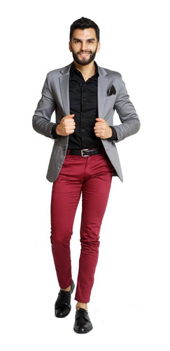 Zapatos Hombre Vestir Eco Cuero Liso Moda Simón De La Costa