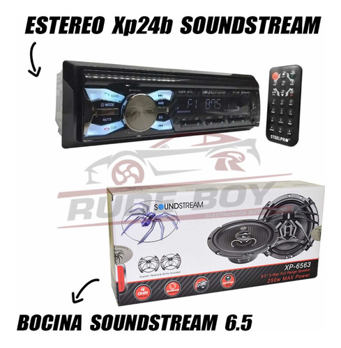 Imagen 1 de 1 de Estéreo Soundstream + 6.5 Para Puertas