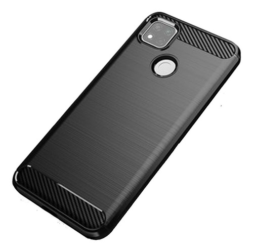 Funda Carbono Air Bag Y Vidrio Full Cover Para Redmi Mi 9c