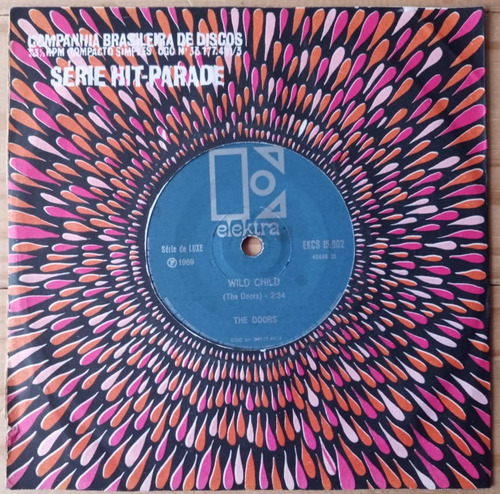 The Doors Touch Me/wild Child Simple 1969 Brasil 8 Puntos Estándar (Usado)