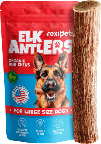 Rexipets Astas De Alce Grandes Para Perros - Masticables De 