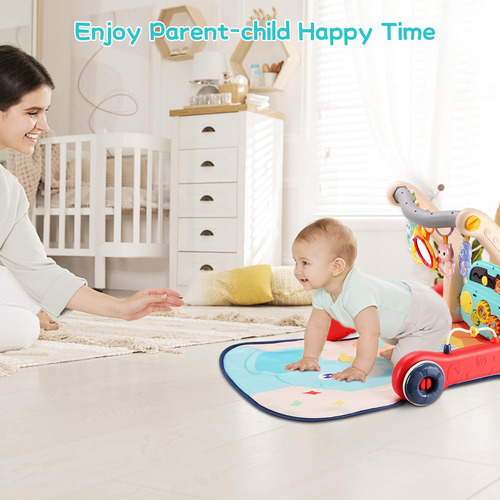 Colchoneta De Juego Para Bebés Pakoo Baby Gym Con Andador Y