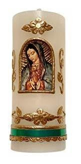 Vela Pequeña Nuestra Señora De Guadalupe Made In Mexico Ciri