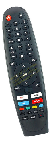 Control Remoto Kj-6xst005 Para Kanji Smart Tv Kj-32mt005 