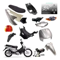 Comprar Kit Plasticos Motomel Blitz 110 Completo Gris Plata + Calcos
