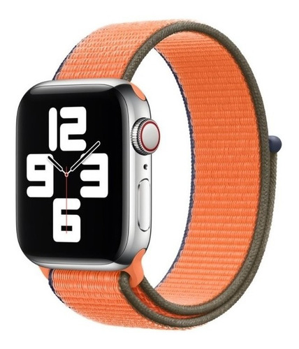 Pulseira Nylon Loop Para Apple Watch 41mm - Kumquat