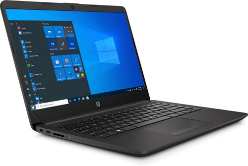 Notebook 14 Hp 240 G8 Intel Celeron N4020 4gb 500gb Win 10 Color Plateado Ceniza Oscuro