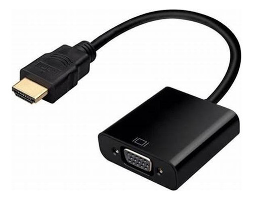 Cable Adaptador Convertidor Hdmi A Vga Con Audio Pc Laptop 