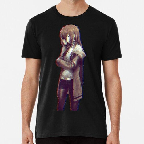 Remera Amadeus Kurisu Glitch Algodon Premium