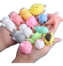 Comprar 10 Squishy Mochi Animals Antiestres Random Souvenir 3cm 