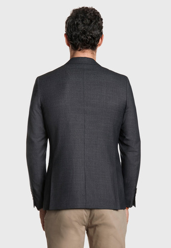 Imagen 3 de 5 de Blazer Hombre Delicias Gris New Man Fw 2022