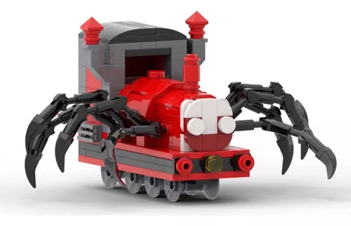 Brinquedo De Blocos De Construção De Trem De Aranha De Jogo