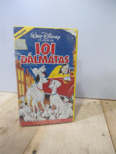 Filme Vhs - 101 Dálmatas - Disney - Original