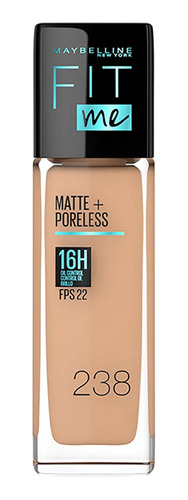 Fit Me Matte Poreless 16h 30 Ml 238 Rich Tan 6c