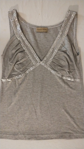 Musculosa De Fiesta Marca Camila Capri Impecable Oferta