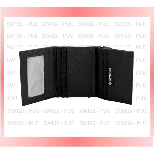 Imagen 4 de 4 de Cartera Trifolio Nylon Negro Rfid Victorinox (610394)