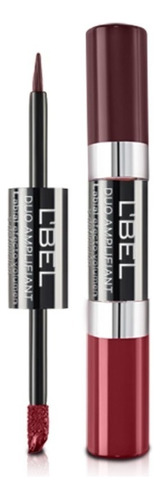 Labial L'Bel Dúo Amplifiant color rouge bourgogne mate