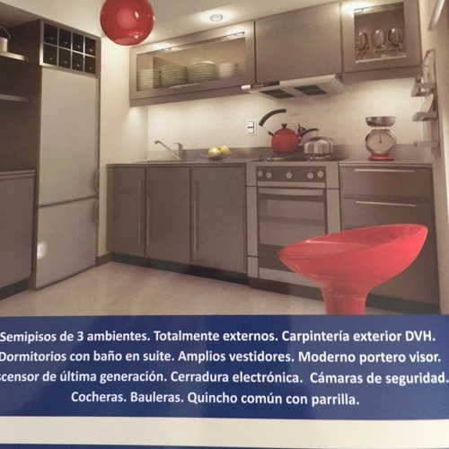 Imagen 3 de 4 de Semipiso 3amb. A La Calle Con Balcón, Cochera Y Baulera, Edificio Moderno