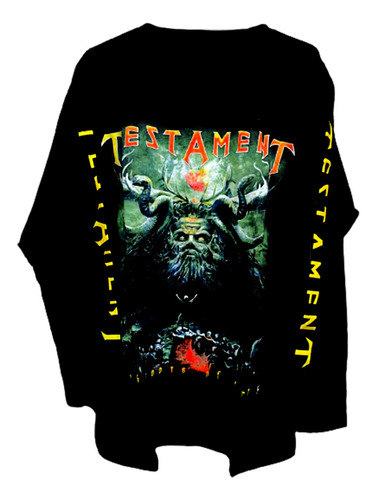 Testament . Dark Roots .thrash Metal. Polera M/larga . Mucky