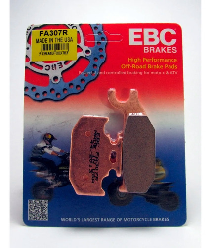 Pastilla De Freno Trasera Ebc Fa307r Can Am Yfm 400 450