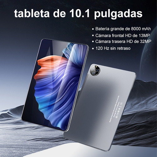 Tablet F44 Edición Premium Android 13 16gb Ram + 128gb Ampliableprocesador Deca-core 2.0ghz (ultra Gaming Pantalla Hd 10.1'' Batería 8000mahwifi 6 Dual Band + Bluetooth 5.0 Certificación Go
