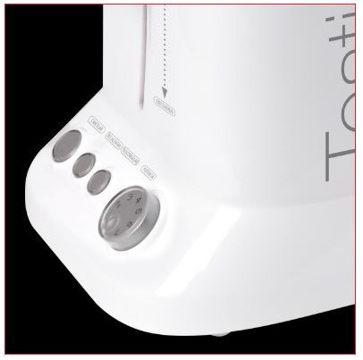 Imagen 3 de 8 de Tostador De Pan 840w Tp-830 Blanco Sindelen - Iken
