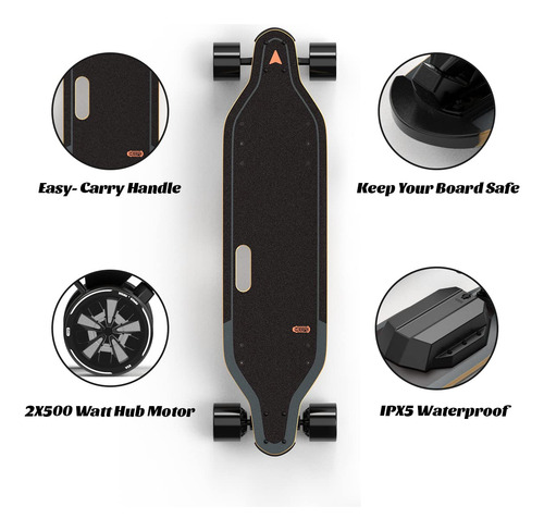 Meepo V5 Er Patineta Eléctrica Control Remoto 29 Mph Mmg