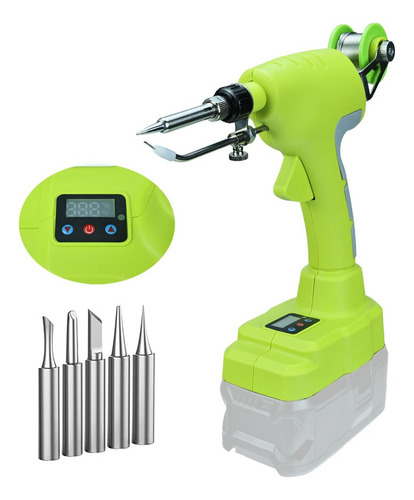 Pistola Soldadura Inalámbrica Con Pantalla For Ryobi Li-ion