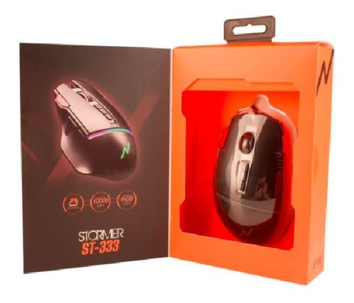 Imagen 2 de 2 de Mouse Gamer Noga Usb 11 Botones Retroiluminado Rgb Pc St-333