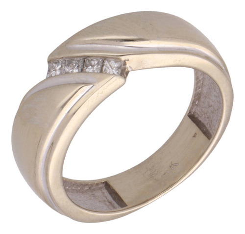 Anillo De 14k Oro Blanco, 5 Gramos