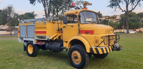 Mercedes Benz 1317 Bombeiro Infraero 1989 2.500 Km Apenas