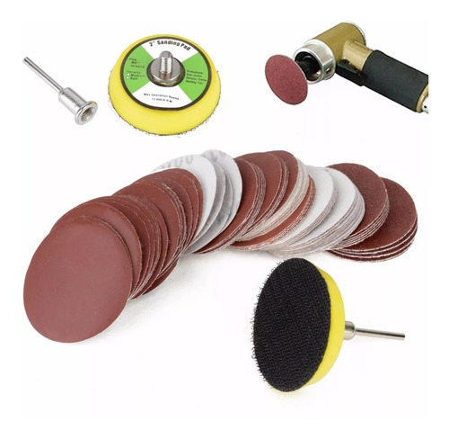 Kit De Lijado Para Mototool Taladro Rectificado 2 Pul 100 Pz